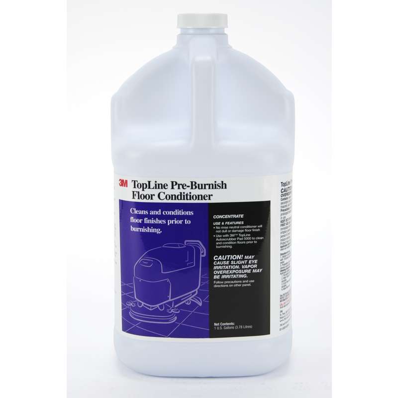 Acondicionador para Pisos 3M™ Topline Pre-Burnish, 1 Galón, 4 por Caja - 7100077222-31180