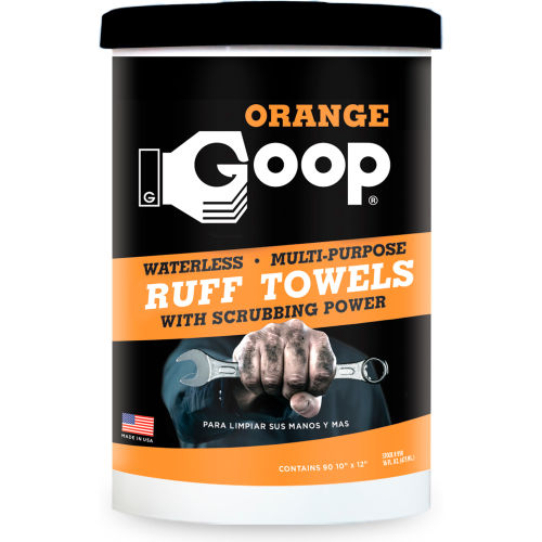 Goop Goop® Orange Ruff Toallitas Húmedas, 72 Toallas/Lata, 6 Latas - 950 - WBB615402
