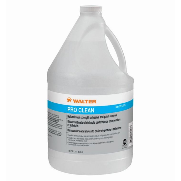 Walter Surface Technologies Walter 53G525 Pro Clean Solvente Natural de Alta Resistencia, Galón - WAL-53G525