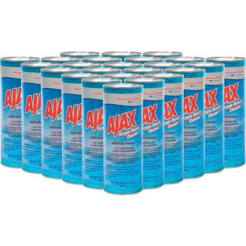 Ajax® Oxygen Blanqueador con Oxígeno en Polvo, Limpiador Multiusos, Bote 21 oz, Paquete con 24 Piezas - 14278 - WBB57027