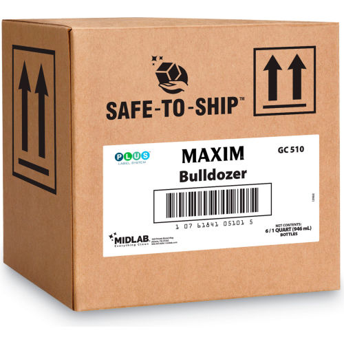 Limpiador y Desengrasante Maxim Bulldozer Listo para Usar, Aroma Limón, 32 oz, 6 por Cartón - WBB3092517