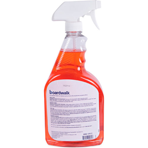 Limpiador Natural Boardwalk Green para Grasa y Suciedad Boardwalk®, Botella de 32 oz con Spray - WBB2685056