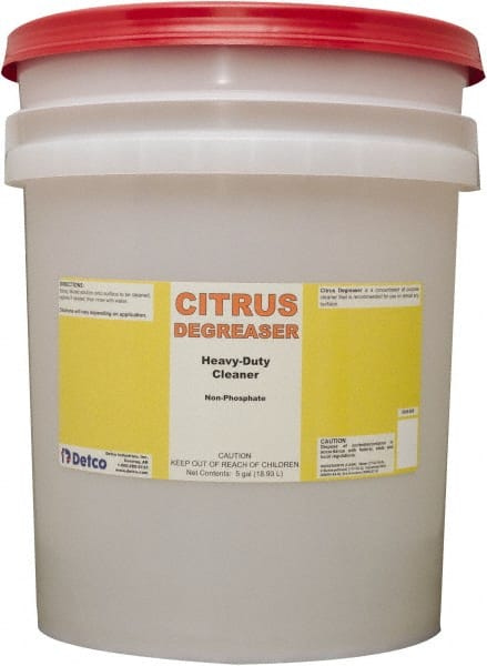 Desengrasante Cítrico Detco, Cubeta 5 Galones, Base Butílica - Modelo 33703174