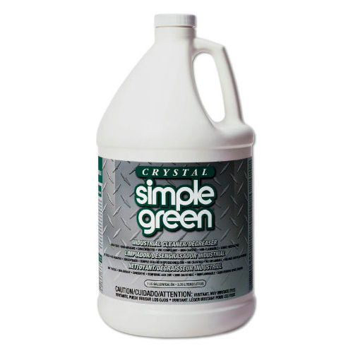 Simple Green Crystal Industrial Cleaner and Degreaser - Limpiador y Desengrasante Industrial, Galón, Paquete con 6 Botellas - 19128