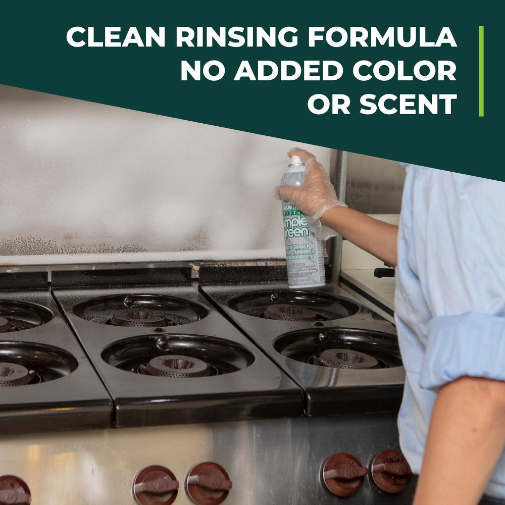 Simple Green Foaming Crystal Industrial Cleaner & Degreaser en Aerosol de 20 oz - 73239113