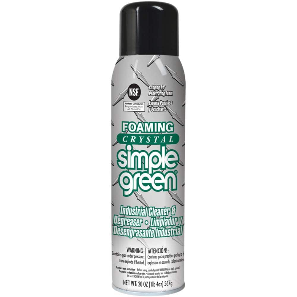 Simple Green Foaming Crystal Industrial Cleaner & Degreaser en Aerosol de 20 oz - 73239113