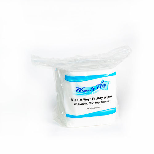 Toallitas Desinfectantes Wipe-A-Way Facility Crown Products - 800 Toallas/Rollo, 2 Rollos de Relleno - WB640629