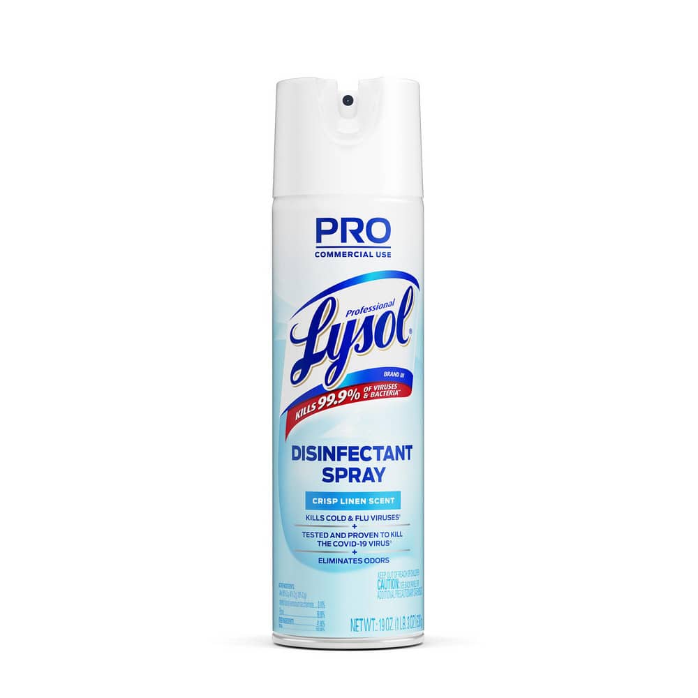 Lysol Limpiador Multiusos en Aerosol 19 oz: Desinfectante con Aroma a Lino Fresco - Modelo 83757922