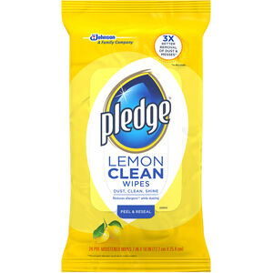 Toallitas Limpiadoras FASTENAL Lemon Pledge 24/Pack - 921664763 - Elimina Polvo y Alérgenos