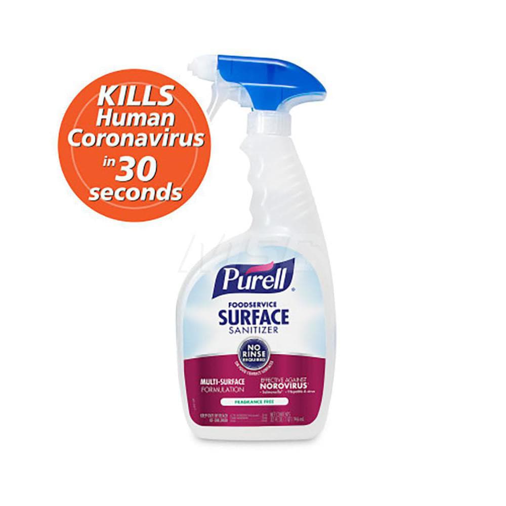 PURELL® Sanitizante de Superficies para Servicio de Alimentos, Sin Fragancia, Botella con Gatillo 946 ml, Paquete con 6 Piezas - 37643533