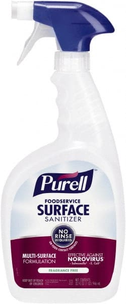 PURELL® Sanitizante de Superficies para Servicio de Alimentos, Sin Fragancia, Botella con Gatillo 946 ml, Paquete con 6 Piezas - 37643533