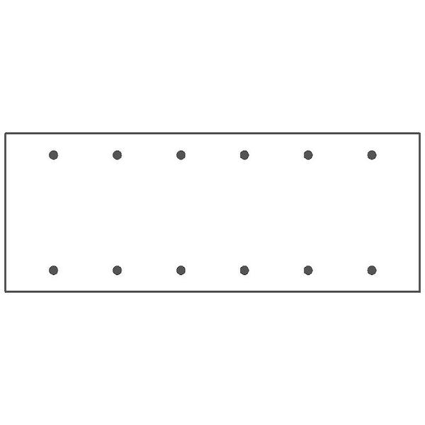 Mulberry Number of Gangs: 6 Cold-Rolled Steel, Matte/Painted Finish, Black - 87156