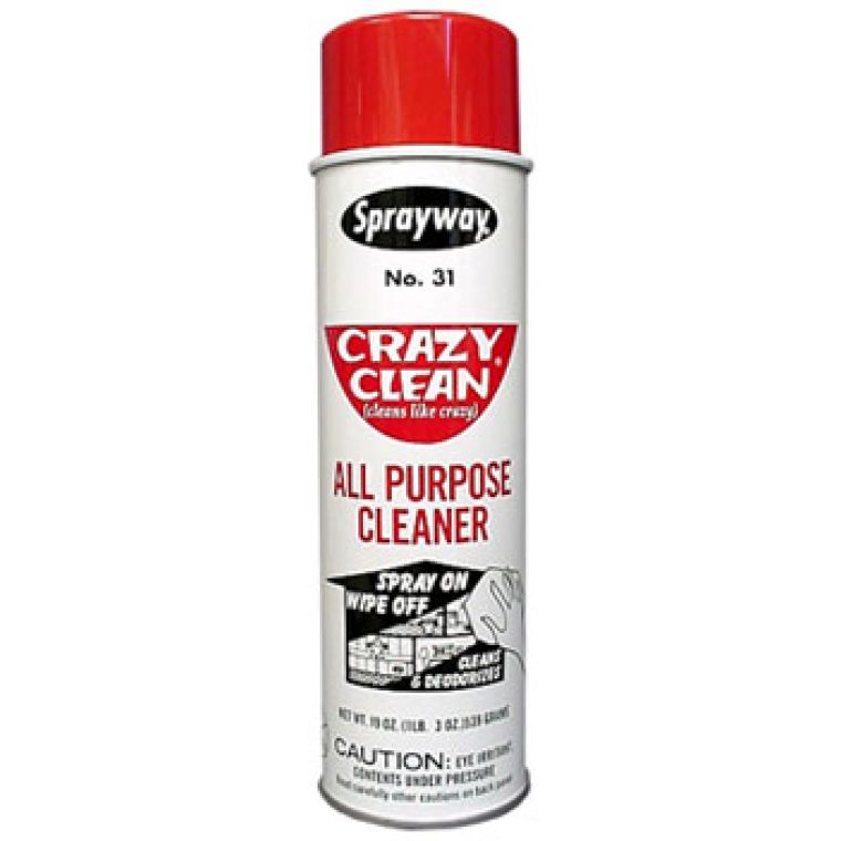 Limpiador Multiusos Sprayway 031 Crazy Clean Aerosol 591 ml - Elimina Manchas Difíciles