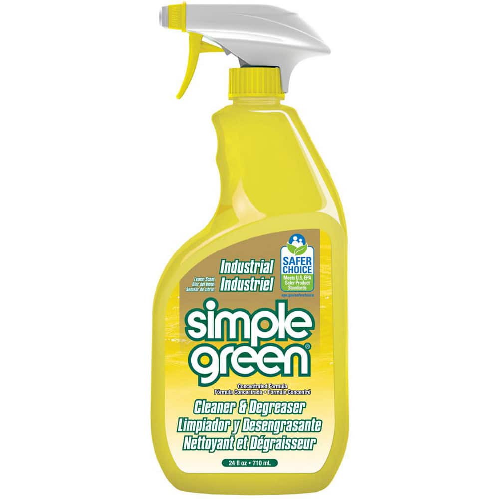 Limpiador y Desengrasante Industrial Simple Green con Aroma a Limón, Botella con Spray de 24 oz - Modelo 73239063