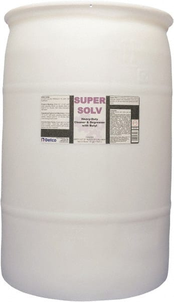 Detco Super Solv Limpiador y Desengrasante Alcalino Concentrado con Butilo, Tambor de 30 Galones - Modelo 33701921