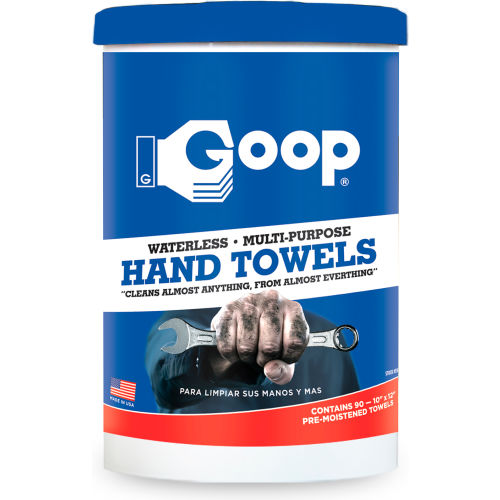 Goop Goop® Toallitas Limpiadoras para Manos, 90 Paños/Lata, 6 Latas - 930 - WBB615400