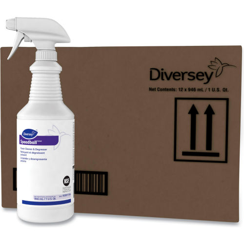 Limpiador Pesado Diversey™ Speedball Citrus, Botella en Spray de Cuarto de Galón, 12 Botellas por Caja - WBB2685428