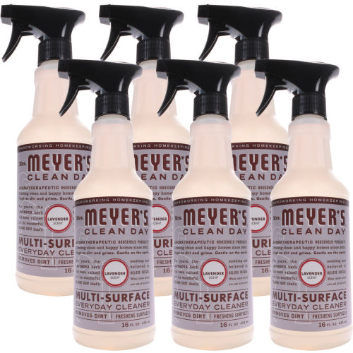 Limpiador Multiusos Mrs. Meyer's Aroma Lavanda, Botella de 16 oz, 6 Piezas por Cartón