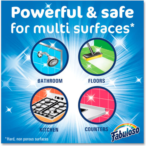 Fabuloso Limpiador Multiusos, Fragancia Limón, Botella 5 Litros (169 oz), Paquete con 3 Piezas - WBB2685285