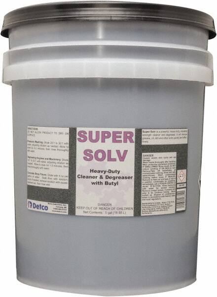 Detco Super Solv Limpiador Desengrasante Alcalino y Butílico Concentrado 5 Galones - 33701897