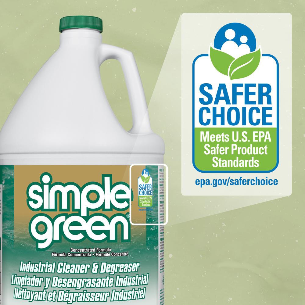 Limpiador y Desengrasante Industrial Simple Green Concentrado, Botella 1 Galón - 89887517