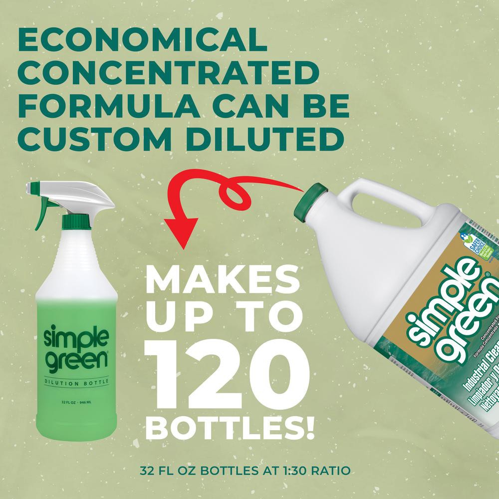 Limpiador y Desengrasante Industrial Simple Green Concentrado, Botella 1 Galón - 89887517