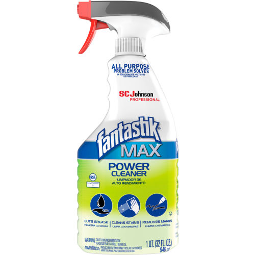 Fantastik MAX Limpiador de Potencia Máxima, Aroma Agradable, Botella de 32 oz, 8 por Cartón - WBB3037817