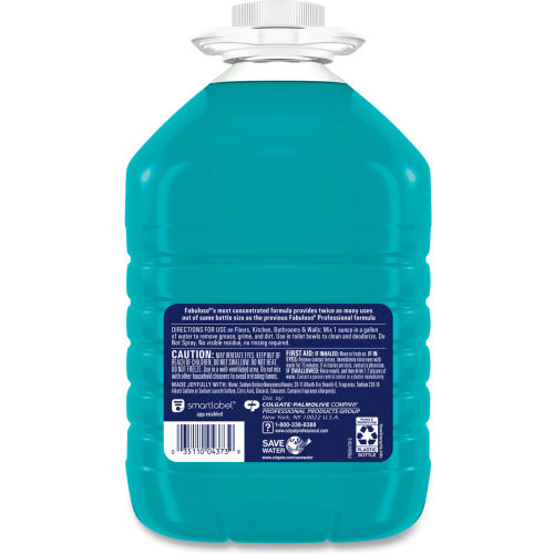 Fabuloso® Professional Limpiador Multiusos, Fragancia Ocean Cool, Galón, Paquete con 4 Botellas - 05252