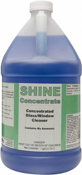 Detco Shine Concentrate, Limpiador de Vidrios Concentrado, 1 Galón, Modelo 33687427