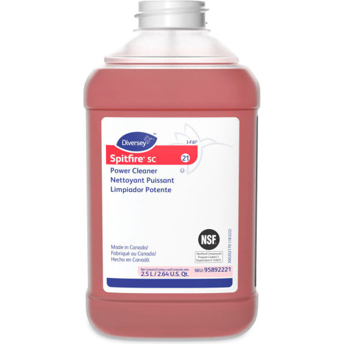 Limpiador de Potencia Diversey™ Spitfire® SC, Fragancia Pino, Botella 2.5 L, 2 por Caja - WBB3167525