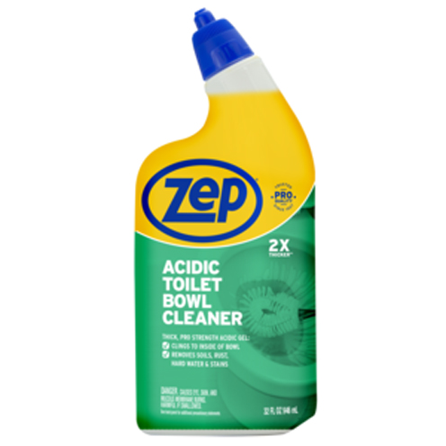 Limpiador Ácido para Inodoro Zep 12 x 1 Qt - 11895407 | Elimina Sarro y Manchas Difíciles