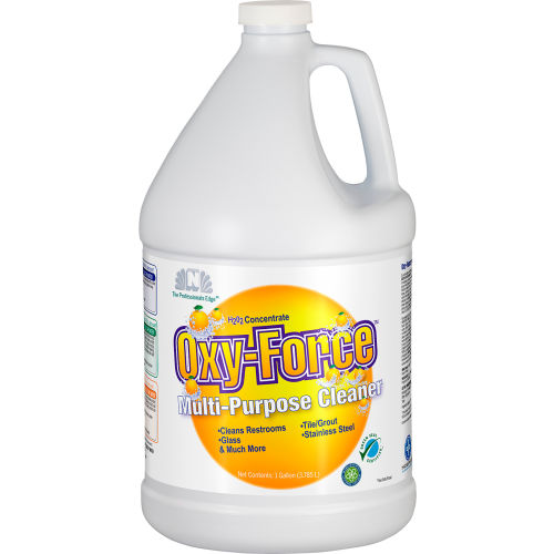 Limpiador Multiusos Nilodor H2O2 Oxy-Force Concentrado, Fragancia Cítrico Suave, Galón, Paquete con 4 Botellas - WBB2733089