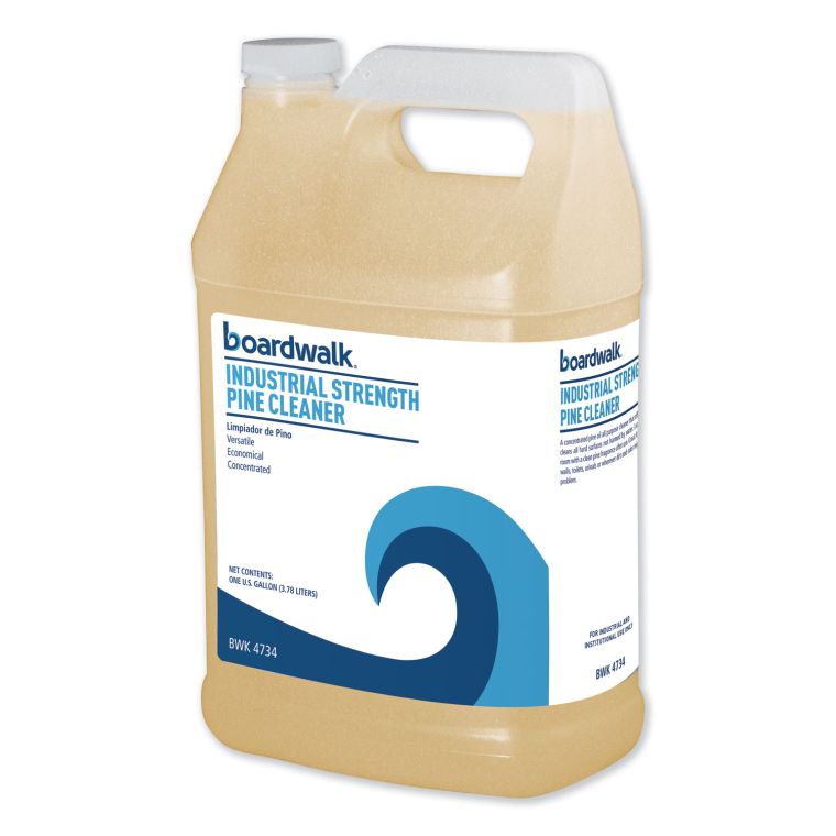 Limpiador Industrial de Pino Boardwalk Fuerza Máxima, Botella 1 Galón, 4/Cartón - AF7144