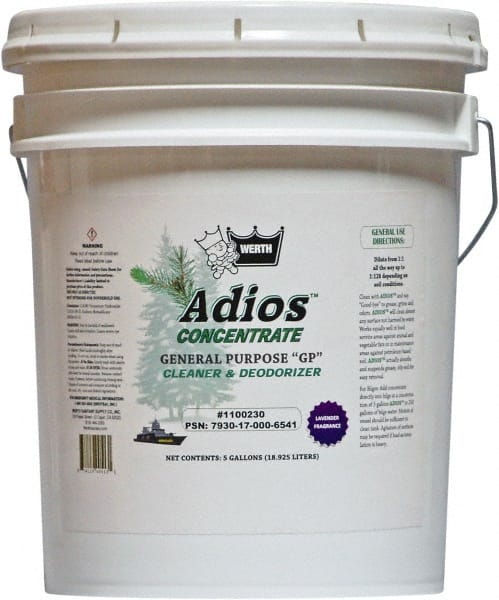 Limpiador y Desengrasante Werth Sanitary Supply: Cubeta 5 galones - Modelo 49227986