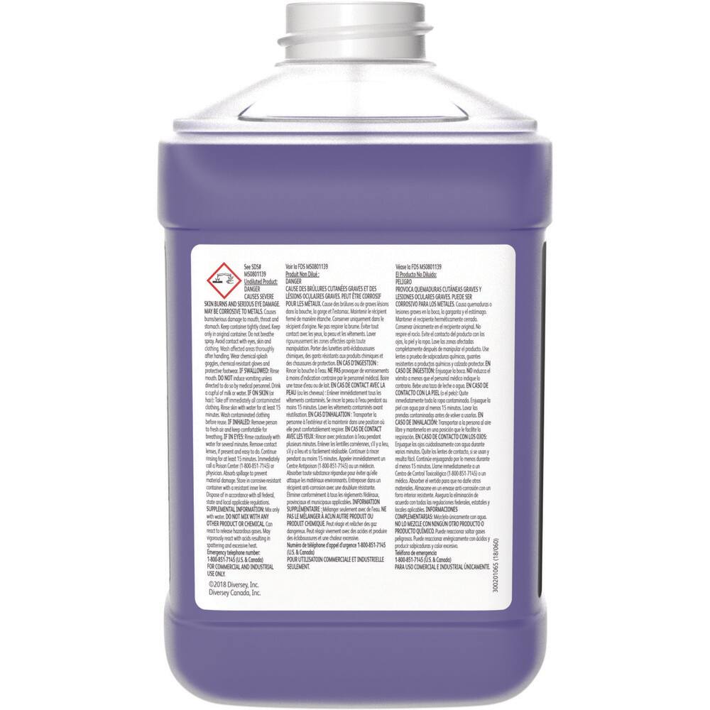 Limpiador Degrasante Multiusos Diversey con Aroma Cítrico, Presentación 2.5 L