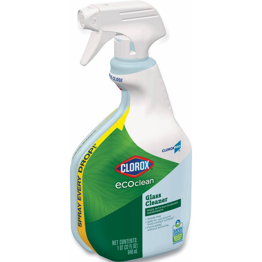 Limpiador de Vidrios Clorox Listo para Usar, Botella de 32 oz, Sin Aroma, Base de Amoníaco