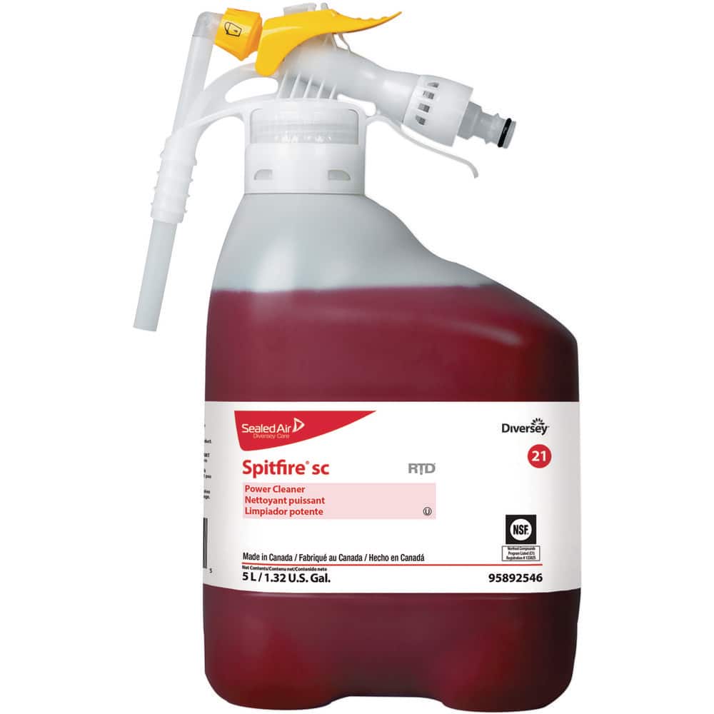 Limpiador Profesional Diversey Power Cleaner 5L, Botella con Spray, Aroma Pino Fresco - Modelo 3109345