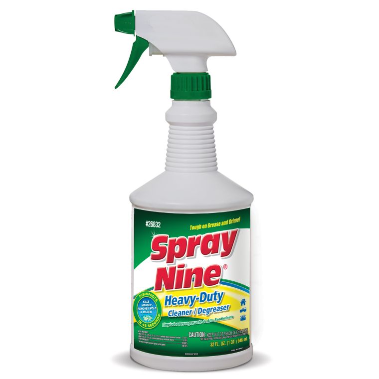 Limpiador Pesado Spray Nine Spray 9 26832 32 oz Redondo - ITW-26832 | Desengrasante, Desinfectante y Sanitizante