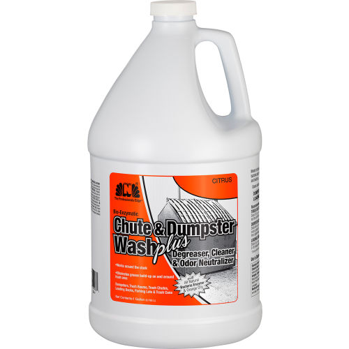 Nilodor Bio-Enzimático Chute & Dumpster Wash PLUS, Aroma Naranja, Galón, 4 por Caja - WBB2733012