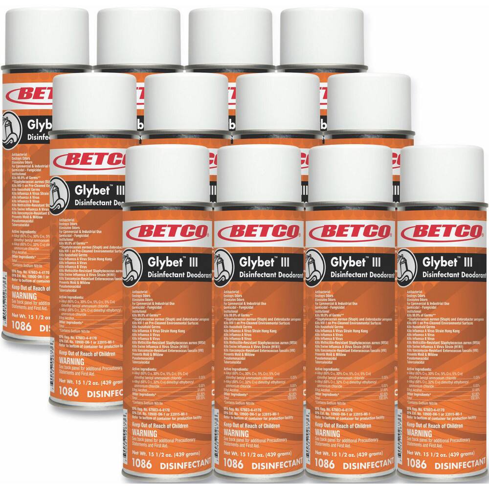 Limpiador Multiusos Betco Aerosol Desinfectante 439 ml - Aroma Cítrico y Floral