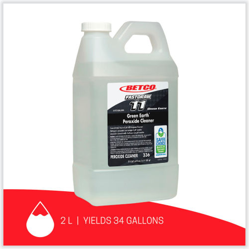 Limpiador de Peróxido Betco Green Earth, Aroma Menta Fresca, Botella 2L, 4 por Caja - WBB3177423