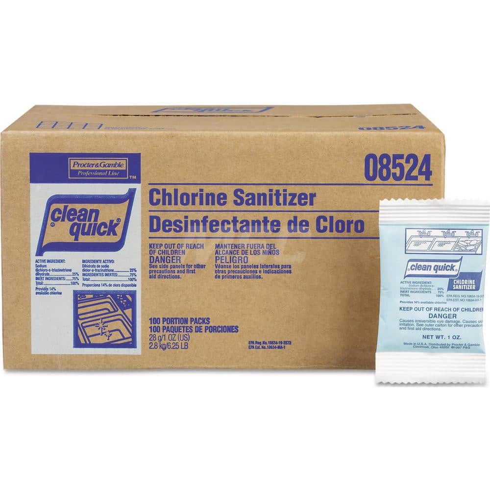 Sanitizante Profesional con Cloro en Polvo P&G Professional Clean Quick, Sobres de 1 oz, 100/Caja - Modelo 20465910