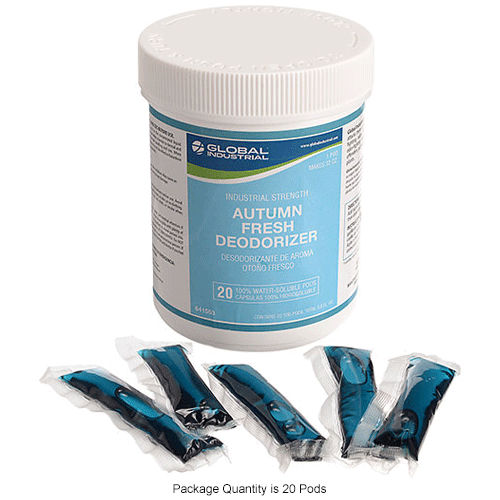 Global Industrial Global Industrial™ Deodorizer, Autumn Fresh Scent, 20 Pods/Jar, 12 Jars/Case - WB641553
