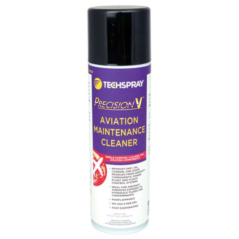 Techspray Precision-V Aviation Maintenance Cleaner, 19 oz. Aerosol - 2870-19S-50391