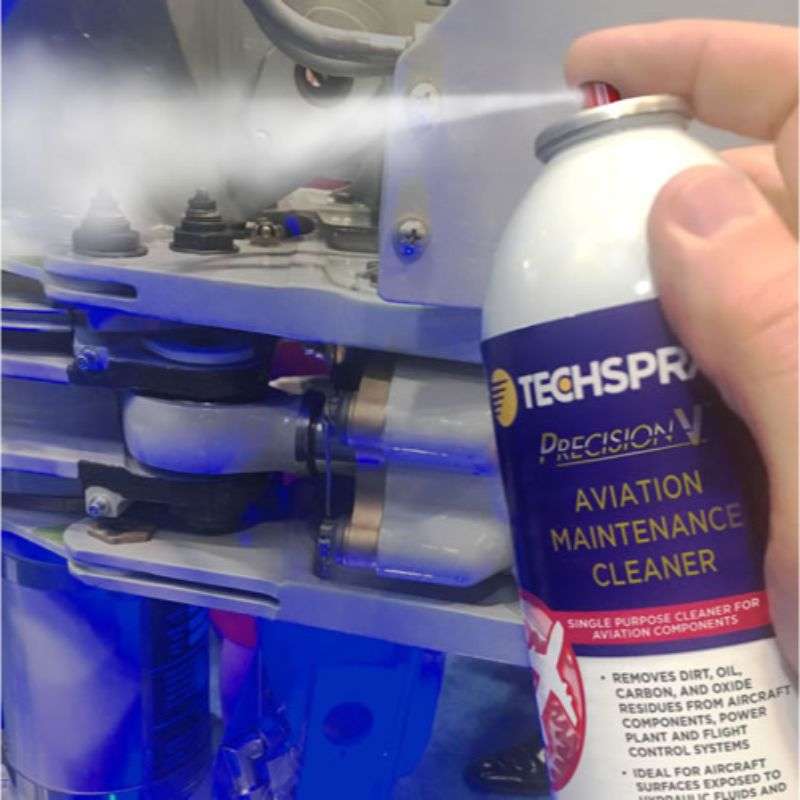 Techspray Precision-V Aviation Maintenance Cleaner, 19 oz. Aerosol - 2870-19S-50391