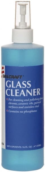AbilityOne Pack of (12) 16 oz Bottles Glass Cleaner - 93935799