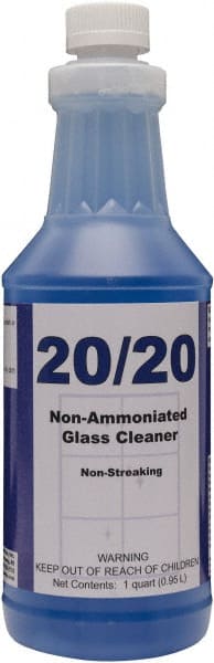 Detco 20/20, 32 oz Bottle w/ Sprayer, Non-Streak Glass Cleaner - 33687567
