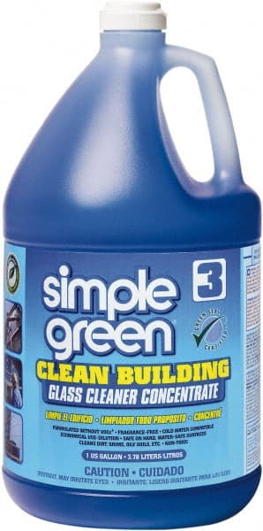 Simple Green Clean Building Glass Cleaner Concentrate, 1 gal Bottle - 86046224
