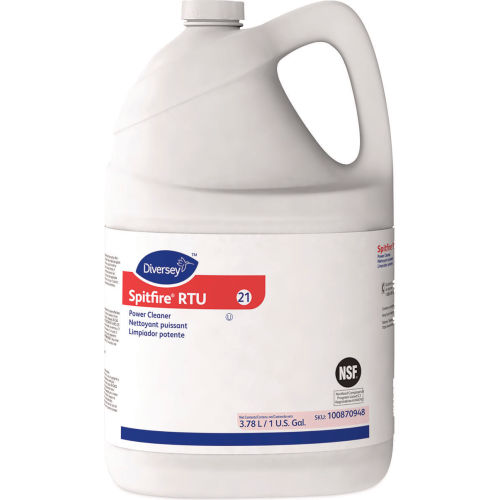 Diversey Diversey™ Spitfire Power Cleaner, Fresh Pine Scent, 3.78 Liter Container, 4/Case - WBB2685500