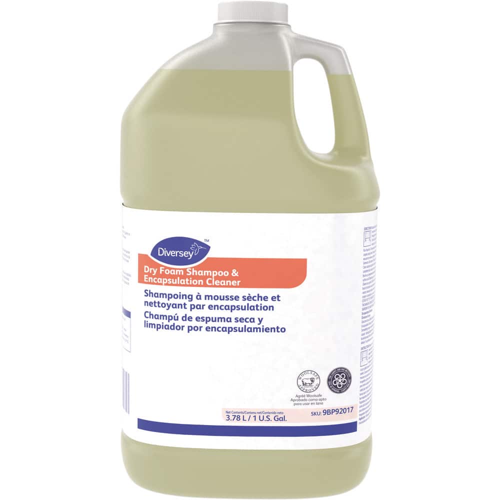 Diversey Dry Foam Shampoo & Encapsulation Cleaner:  1 gal, Jug, - 2985984